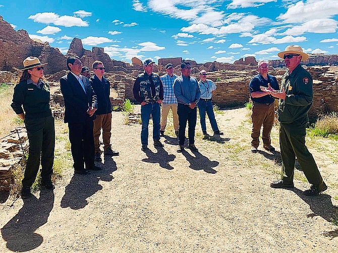 Navajo Nation President Jonathan Nez and Pueblo leaders in June 2019 urged protections for Chaco. (Photo/OPVP)