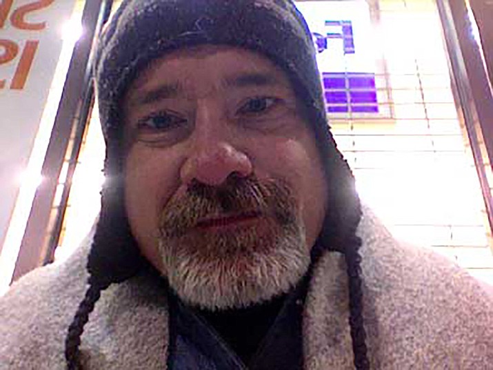 Your editor at about 4:30 a.m. in front of Office Max, Black Friday 2010. Temperature was about 25 degrees. (Courier - selfie - file photo)