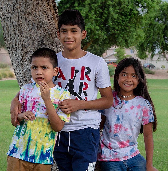 Get to know Nathan, Gilberto and Daisy at https://www.childrensheartgallery.org/profile/nathan-gilberto-and-daisy# and other adoptable children at childrensheartgallery.org. (Arizona Department of Child Safety)