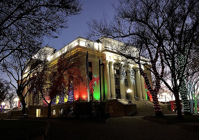 The Courthouse Lighting ceremony is set to return to downtown Prescott this Saturday, Dec. 4, after being canceled last year because of the COVID-19 pandemic. (Cindy Barks/Courier)