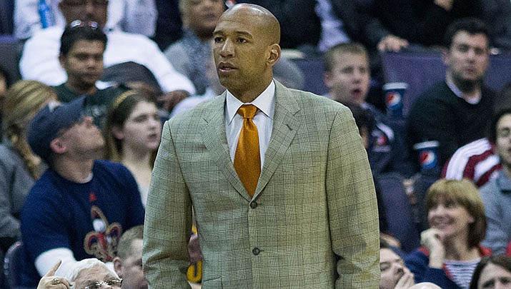 The Phoenix Suns won their 18th straight game by beating the Detroit Pistons 114-103 on Thursday, Dec. 2 in Phoenix. Suns head coach Monty Williams is pictured. (File photo by John Mendoza/Cronkite News)