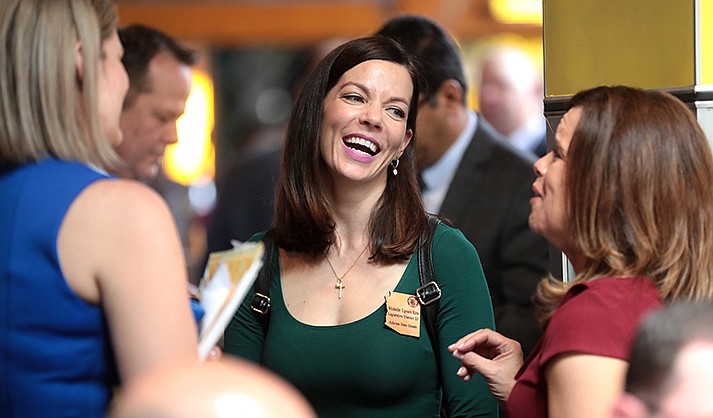 State Sen. Michelle Ugenti-Rita speaking with attendees at the 2019 Arizona Technology Innovation Summit at The Duce in Phoenix, Arizona. (Gage Skidmore/Creative Commons)