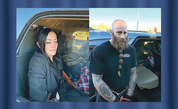 Ashlee Lynne Waldie, above left, and Ryan Nicholas Mullin, above right were apprehended by U.S. Marshal’s Office and YCSO after an eight-day search and charged with abduction.  (U.S. Marshal’s Office/Courtesy)