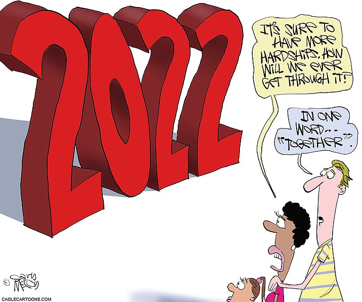 Editorial cartoon (1): Jan. 1, 2022