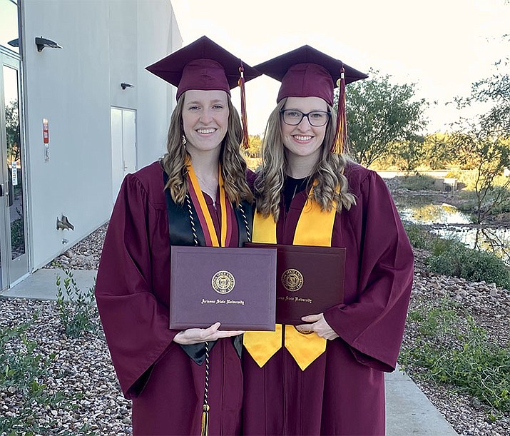Twins from Prescott celebrate graduation delayed by obstacles induced