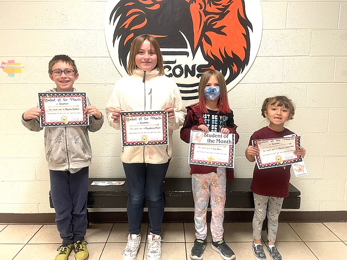The pre-k SOM is Trey Trimble. Aunica Simonton is the Kindergarten SOM, first grade is Noah Canedo, third grade is Lily Bain, fourth grade is Kaydence Mason and fifth grade is Zayne Distasio. (Photos/Williams Elementary-Middle School)