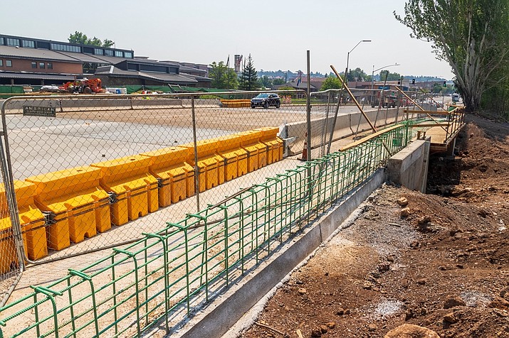 In 2021, ADOT completed work on the historic Rio de Flag Bridge in downtown Flagstaff. Work continues on several other projects throughout northern Arizona. (Photo/ADOT)
