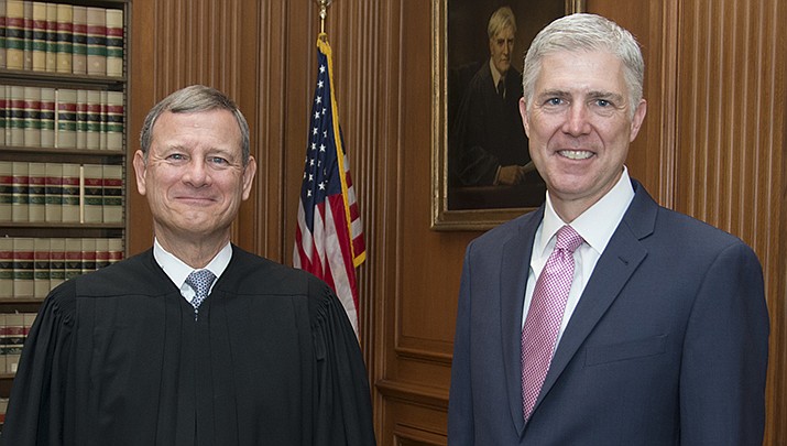 The US Supreme Court, in a 6-3 decision announced on Thursday, Jan. 13, voted to halt plans by the Biden Administration to require employers with over 100 workers to require employees to be vaccinated against COVID-19. Chief Justice John Roberts, left, is pictured. (Official U.S. Supreme Court photo/Public domain)