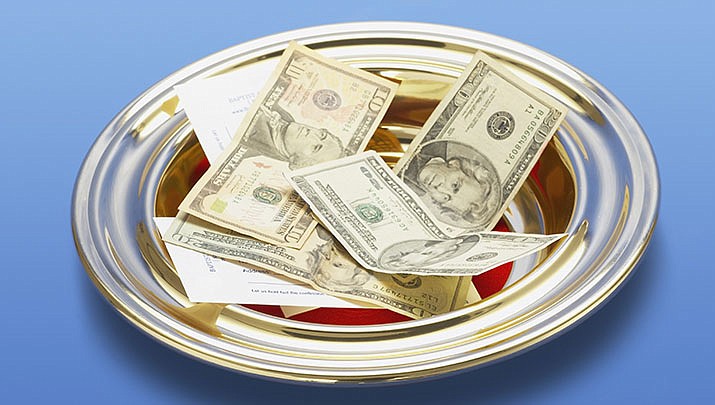 Numerous churches in the U.S. are experiencing cash flow problems from decreased collections brought about by declining attendance due to the coronavirus pandemic. (Adobe image)