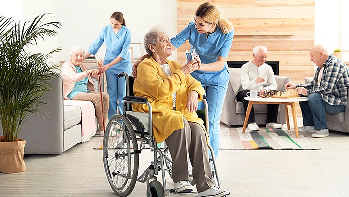 COVID-19 infections and deaths are rising again at U.S. nursing homes as the omicron variant spreads across the nation. (Adobe image)