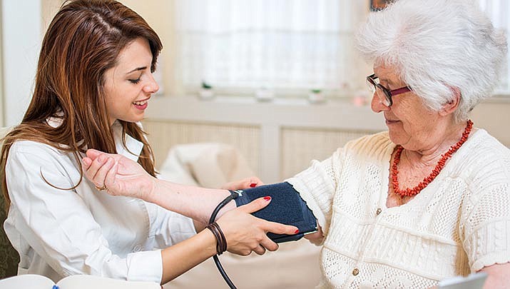 Free blood pressure checks will be one of many services and educational opportunities offered when Mohave Community College and the Mohave Health Coalition team to host a Family Health Fair on Saturday, Jan. 22 at MCC’s Bullhead City Campus. (Adobe image)