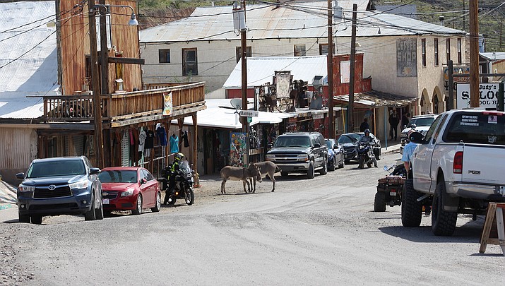 The annual bed races in downtown Oatman will be held on Saturday, Jan. 29. (Miner file photo)