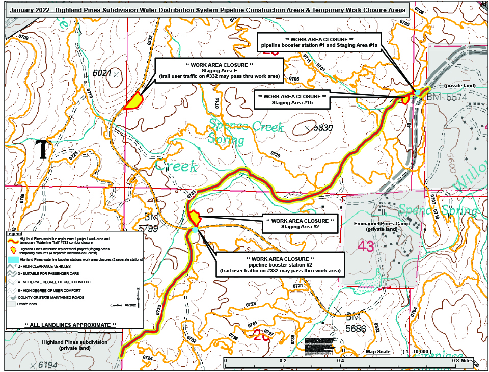 Waterline replacement will require temporary trail closures in Spence ...