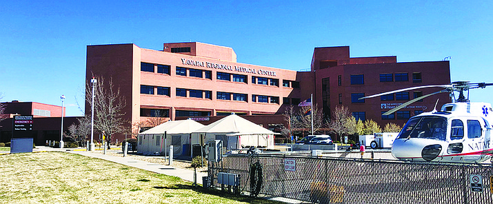 Shown is Dignity Health-YRMC West Campus in Prescott. The hospital says 98% of its employees have received a COVID-19 vaccination ahead of a Feb. 7 mandate. (Nanci Hutson/Courier file photo)