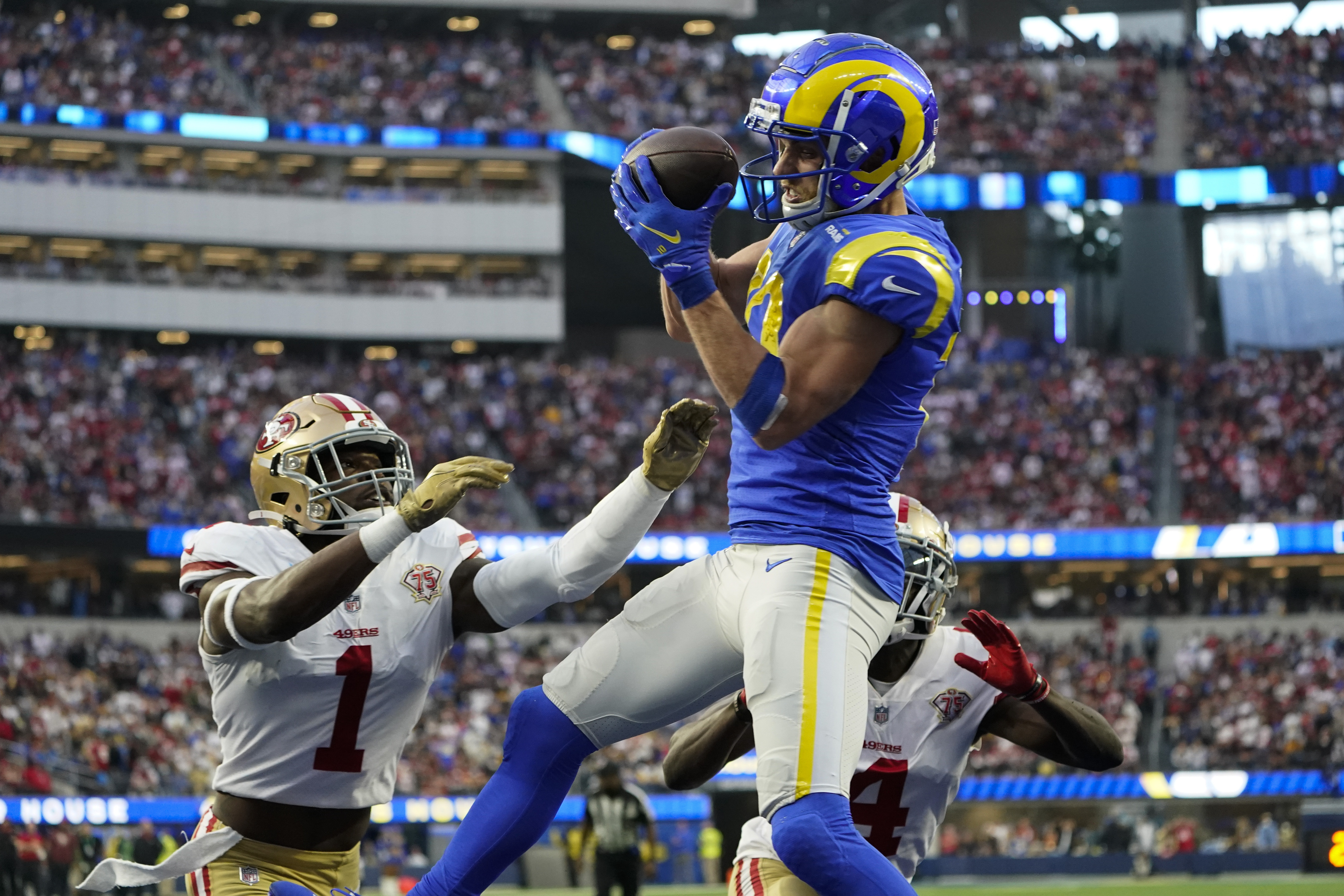 Star-studded LA Rams host surging 49ers in NFC title game