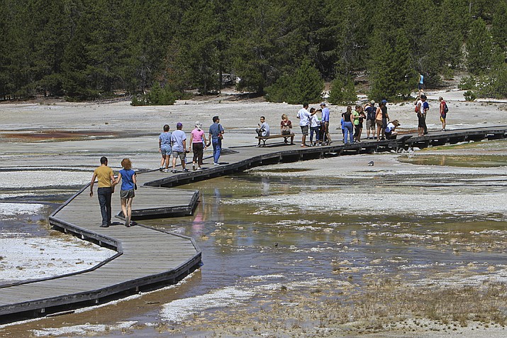 Yellowstone National Park is about to turn 150 years old on March 1, and an array of activities are planned to honor the occasion. (Photo/AP)