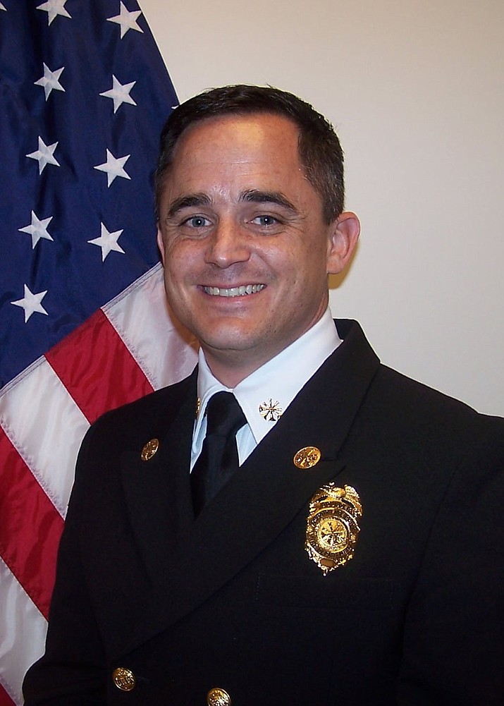 The City of Prescott announced on Thursday, Feb. 10, 2022, that Holger Durre was tapped as the new Fire Chief for the Prescott Fire Department. (City of Prescott/Courtesy)