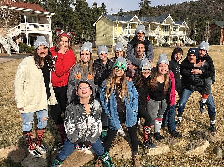 Williams youth attend camp at Young Life Winter Camp at Lost Canyon in 2017. Young Life is hosting a steak dinner and auction March 6. (Photo/Young Life)