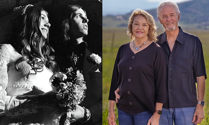 Ruthann (Vaughn) Gregg and Michael Gregg celebrated their 50th wedding anniversary on Dec. 11, 2021. They were married in Aurora, IL, and are blessed with three children and four grandchildren. (Courtesy photos)
