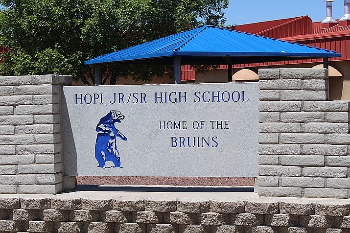 A surge in COVID-19 and the Omicron variant threw Hopi High School’s academics and athletics into havoc and forced online learning during much of the third quarter of this school year. (Photo/NHO)