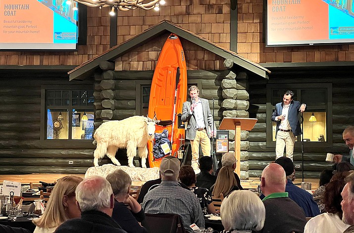 Young Life at Lost Canyon in Williams welcomed residents and visitors March 6 to the 16th annual Steak Dinner and Auction. The event helped raised funds for costs at the camp and to help local students attend camp. (Loretta McKenney/WGCN)