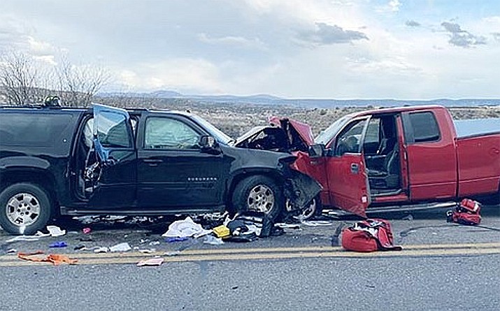 Two years ago, a child died as a result of the violent crash on Cornville Road. This week, her mother was convicted of manslaughter. (YCSO photo)