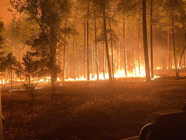 The Rafael Fire was discovered on June 18, 2021 on the Prescott National Forest, the result of passing predominantly dry thunderstorms. (Photo/Inciweb)