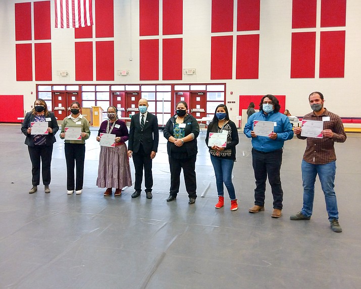 Navajo Technical University 9th Annual Research Day Competition presents science projects of students of 2022 spring semester. (Photo courtesy of NTU)