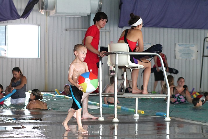 Children enjoy the Williams Aquatic Center in Williams. (Loretta McKenney/WGCN)