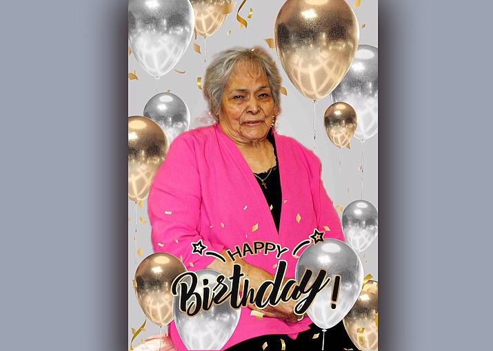 Juana Garibay celebrated her 90th birthday in style  April 3, with numerous family members and friends at the American Legion Hall in Williams. (Photo courtesy of Vangie Skaggs)