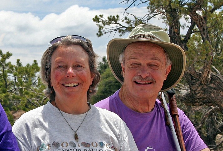 Nancy Green and her husband Keith were awarded the 2021 Grand Canyon Historical Society Pioneer award. Nancy was honored for her contributions to the Grand Canyon area. (Submitted photo)