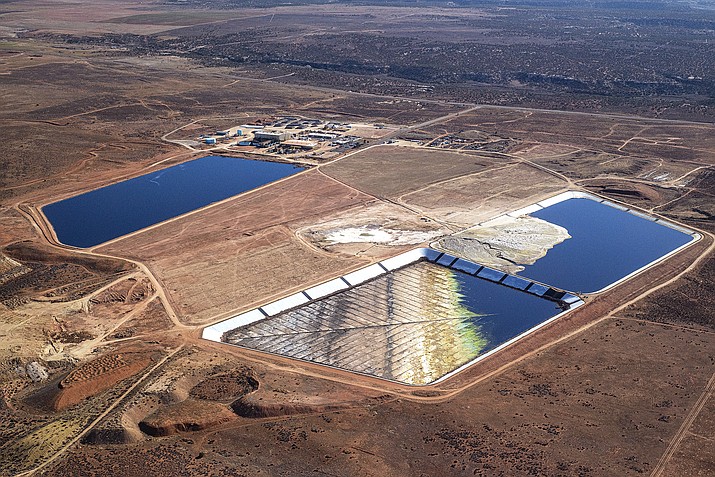 Recent EcoFlight overflights of White Mesa Uranium Mill revealed radioactive materials remain uncovered.  (Photo/EcoFlight)