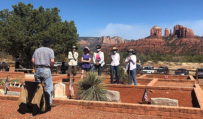 Some of the ‘spirits’ of Sedona pioneers interred at the historic Schuerman Red Rock Cemetery are preparing to welcome visitors for an entertaining cemetery walk.