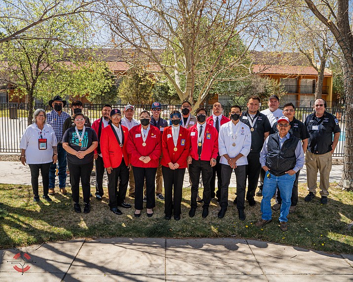 NTU SkillsUSA TEAM poses for a group photo after the SkillsUSA state competition. (Photo/NTU)
