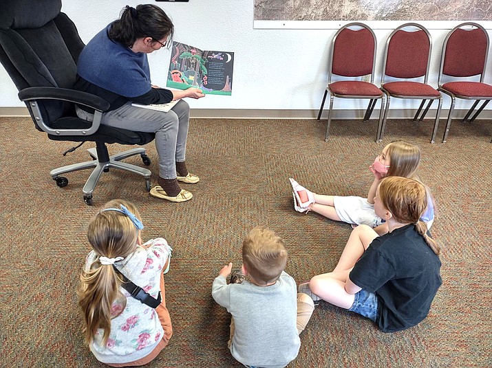 Storytime at the Tusayan Library takes place every Friday at 11 a.m. at the Tusayan Town Hall. (Photo/town of Tusayan)