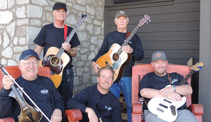 The Cool Water band will be playing at the Grand Opry July 2 in Williams. Members include Steve Bridges, Frank Files, E.L. Muse, Jay Burton and Glen Kozeliec. (Photo/Cool Water Band)