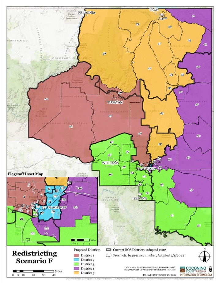 Coconino County Adopts Final Redistricting Map Williams Grand Canyon