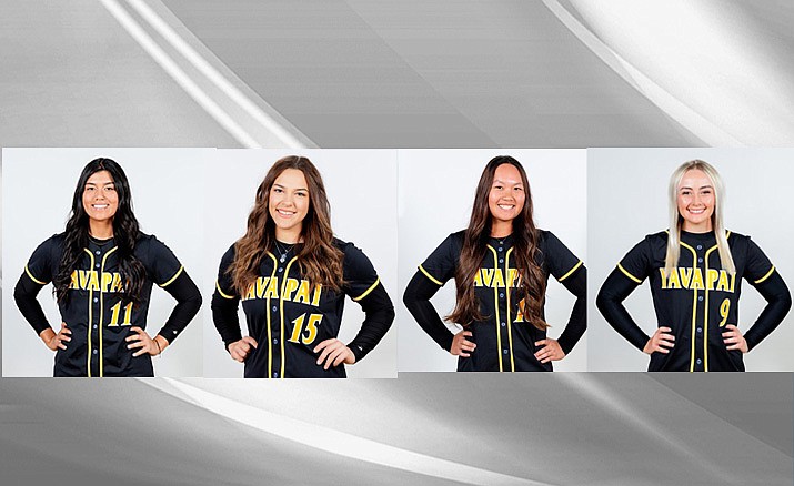 Shown from left are Cheyenne Sandoval, Kayla Rodgers, Lovey Kepa and Mekena Riggs. (Yavapai College/Courtesy)