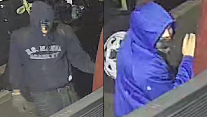 Mohave County Sheriff’s Office detectives are investigating multiple burglaries that occurred at a business in the 3000 block of Northern Avenue in Kingman. (MCSO photos)
