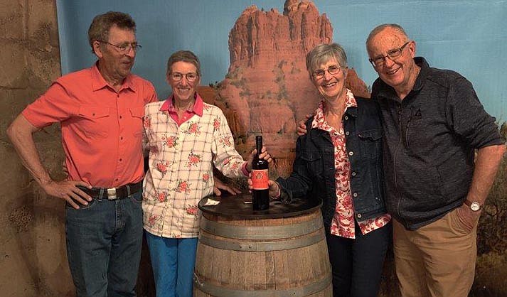 Petersons and Dunns at History Uncorked March 2022. (Courtesy photo)