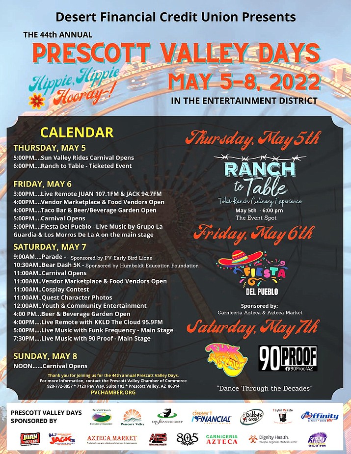 Prescott Valley Days set for this weekend The Daily Courier