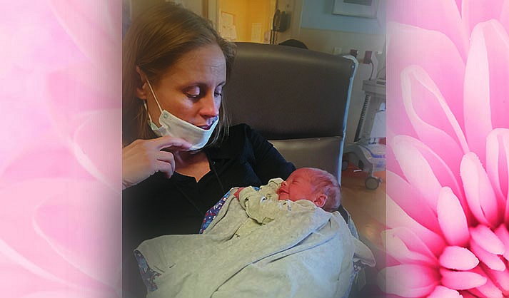 Rachel Retegan with baby Ava. (Photo courtesy of Dignity Health Care, St. Joseph’s Hospital and Medical Center)