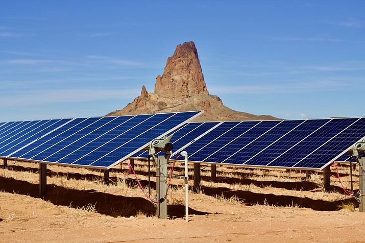 The Navajo Tribal Utility Authority’s Kayenta Solar Project. (Photo/Isabella Mohacsi)