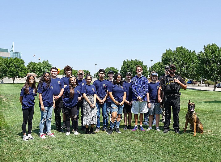 Fifteen local teens became certified in first aid; investigated a mock crime scene; participated in simulated shooting scenarios and learned other unique skills at Youth Police Academy 2021. (PVPD/Courtesy)