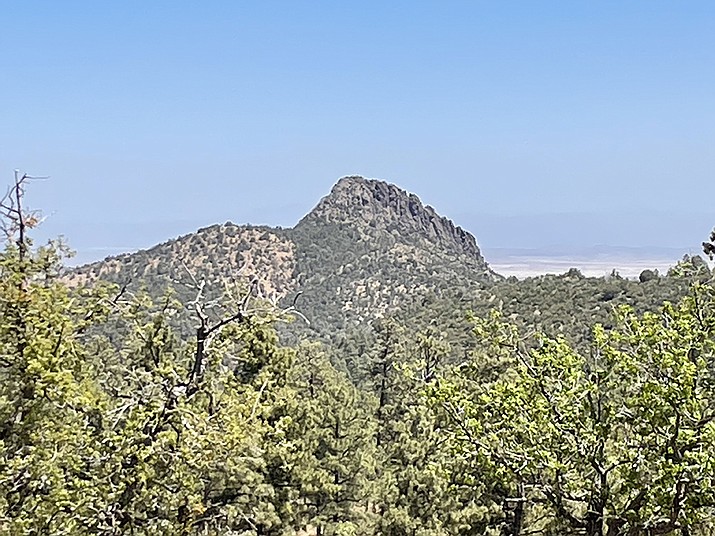 A view of Thumb Butte from the Prescott National Forest. (Jim Wright/Courier)