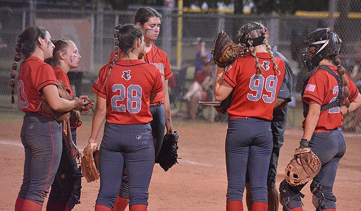 The Marauders were able to regroup after Saturday's loss to win a pitching duel with Greenway and advance to the semi=final of the state playoffs. (The Verde Independent/Raquel Hendrickson)