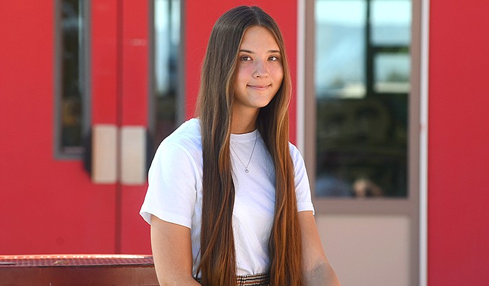 Sofiia Halemska’s high school in the Ukraine may be destroyed, however, she will be graduating from Mingus High School, getting a full scholarship from Augsburg University in Minneapolis, Minn. for all four years to study international business. (VVN/Vyto Starinskas)