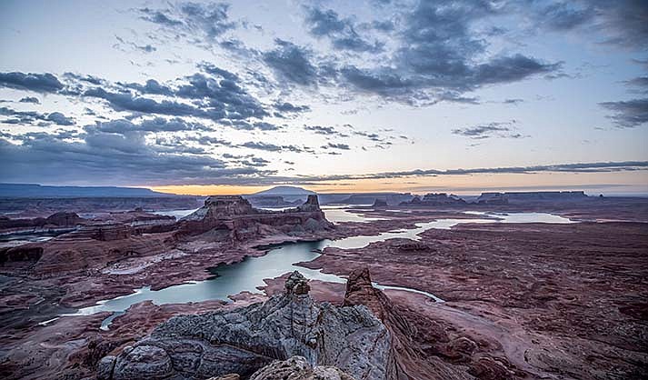 Sunrise over Alstrom Point, by Nicole