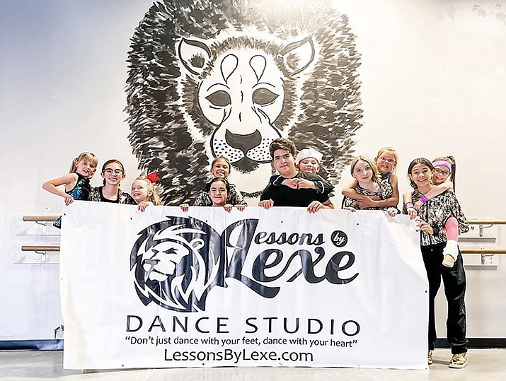 Lessons by Lexe: Dance Studio dancers pose at the Celebrity Dance Competition. (Courtesy photo)