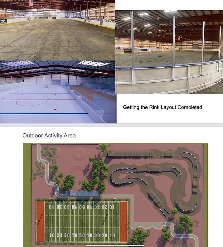 The renovated, 60,000-square-foot Wheelhouse Sports complex, which sits on 12-plus acres at the former Coors Event Center at Arizona Downs in Prescott Valley, is conducting a soft opening in June and July. The complex plans to begin league play for youth and adults in all 14 sports it will be offering on Aug. 1, 2022. (Wheelhouse Sports Complex/Courtesy)